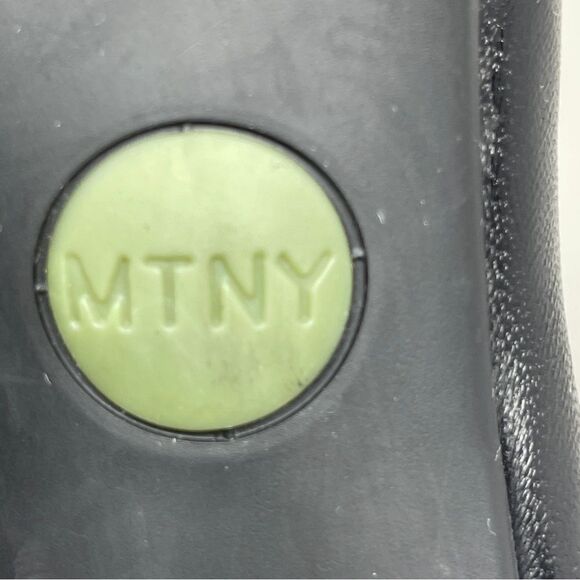 MTNY Leather Shooties Ankle Boots Heeled Shoes Black Women's 8M ME TOO NEW YORK - Picture 8 of 11